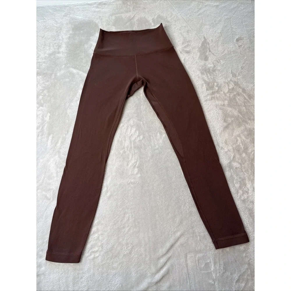 Lululemon Align High Rise Leggings Women's Size 4 Brown Yoga Pants Athleisure